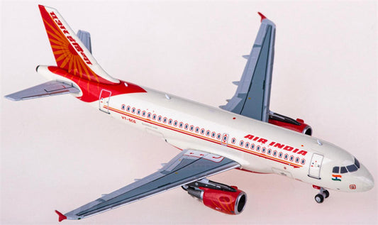 NG Models Air India for Airbus A319 VT-SCG 1:400 Airplane Pre-built  Airliner Model Display