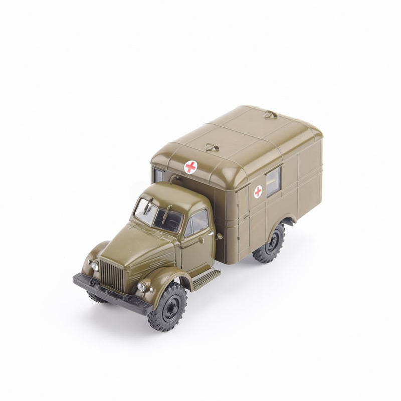 Modimio Soviet military medical special service vehicle AS-3 1:43 Tank Pre-built Model