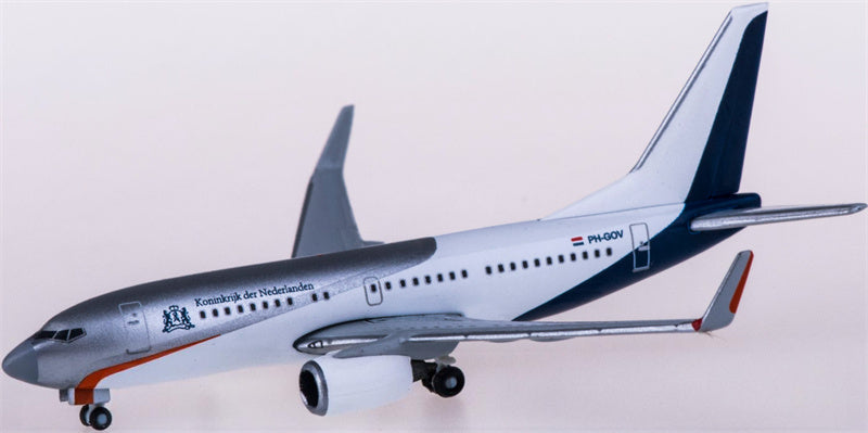 Herpa Netherlands Government for Boeing 737-700BBJ PH-GOV 1:500 Airplane Pre-built  Airliner Model Display