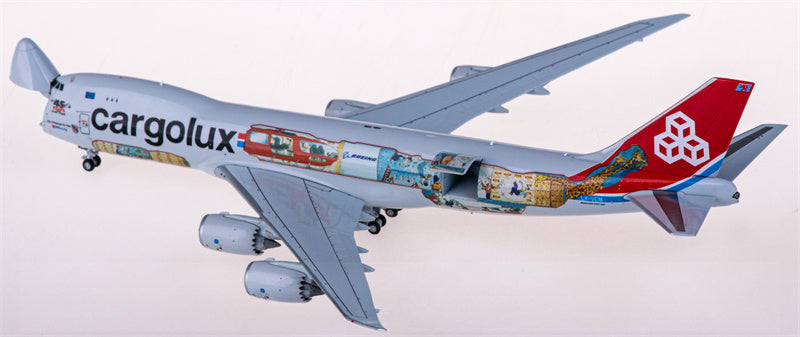 JC Wings Cargolux Boeing 747-8F LX-VCM 1:400 Diecast Model view 3