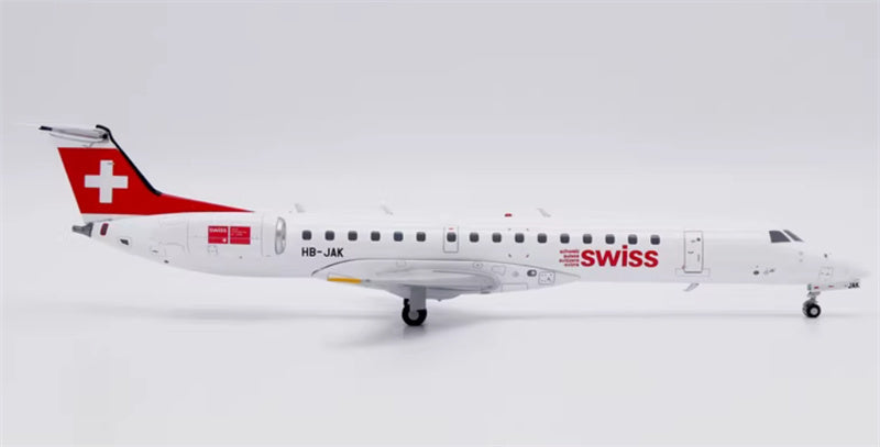 JC Wings Swiss Embraer ERJ-145LU HB-JAK 1:200 Aircraft Model