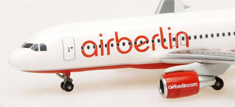 Herpa airberlin for Airbus A320 D-ABDC 1:500 Airplane Pre-built  Airliner Model Display
