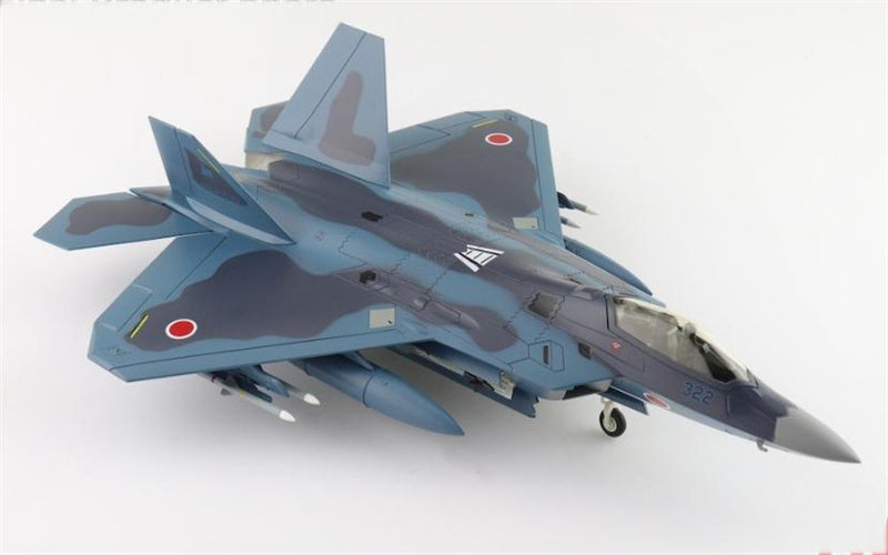 Hobby Master F-22 Sea Camouflage 37-8322 3rd SQ J (pseudo scheme) (with 8 x AAM-3 under the wings) 1:72 Airplane Pre-built Model