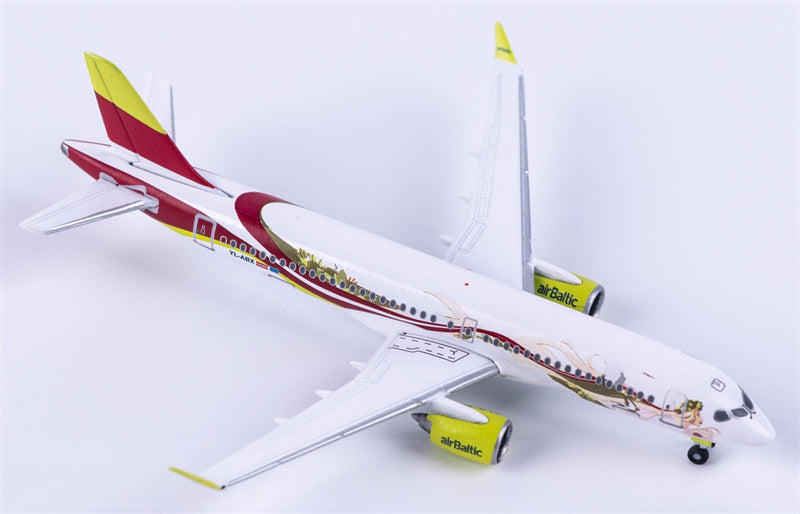 Herpa AirBaltic Airbus A220-300 YL-ABX 1:500 Diecast Model view 2