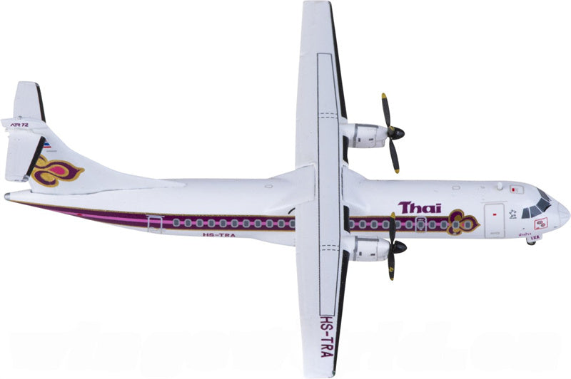 JC Wings Thai Airways for ATR-72-200 HS-TRA 1:400 Airplane Pre-built  Airliner Model Display