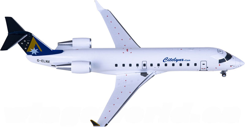 NG Models Citelynx Travel for Bombardier CRJ200ER G-ELNX 1:200 Airplane Pre-built Airliner Model Display