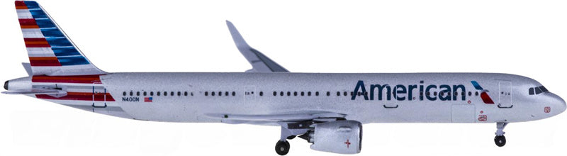 AeroClassics American Airlines Airbus A321neo N400AN 1:400 Diecast Model view 2