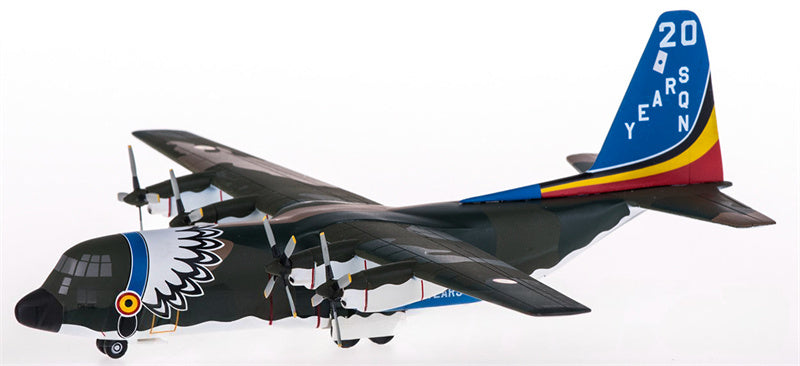 Hogan Belgian Air Component Lockheed C-130 Hercules 20 Years 1:200 Diecast Model view 1