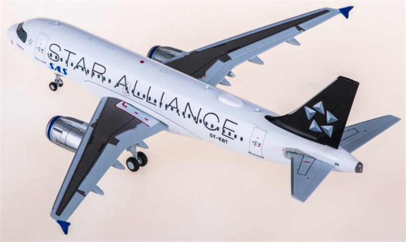 JC Wings Scandinavian Airlines SAS Airbus A319 OY-KBT Star Alliance 1:200 Diecast Model view 3
