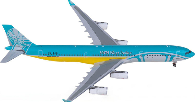 Phoenix 1:400 BWIA West Indies Airways Airbus A340-300 9Y-TJN Model