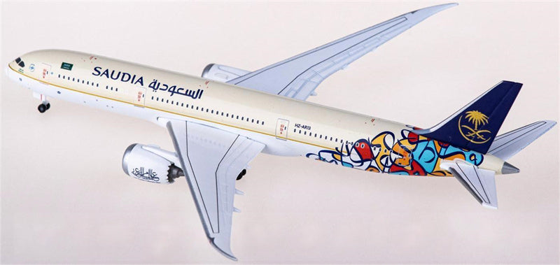 Herpa Saudia Boeing 787-9 HZ-AR13 1:500 Diecast Model view 2