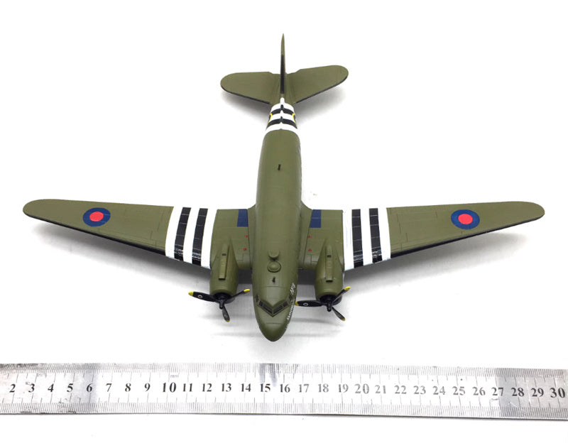 FLOZ Douglas C-47 Air Train Transport Aircraft UK 1:100 Aircraft Pre-built Model