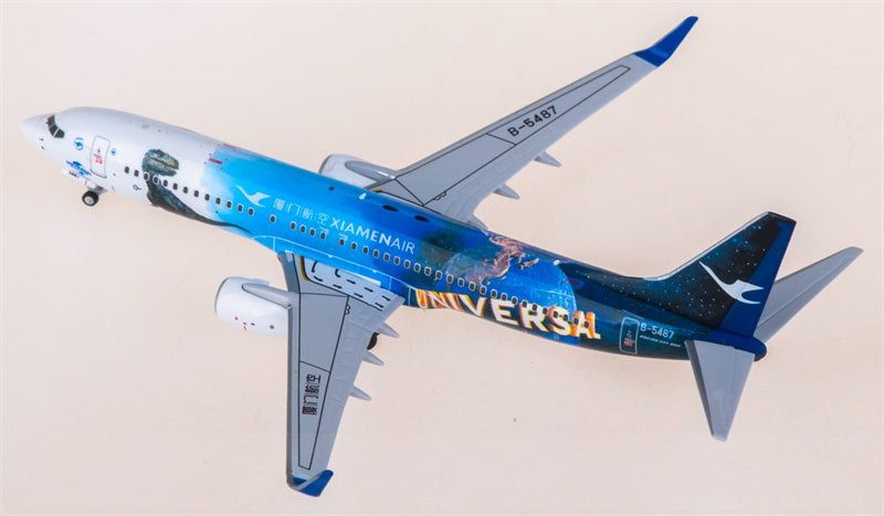 NG Models 1:400 XiamenAir Boeing 737-800 B-5487 Model