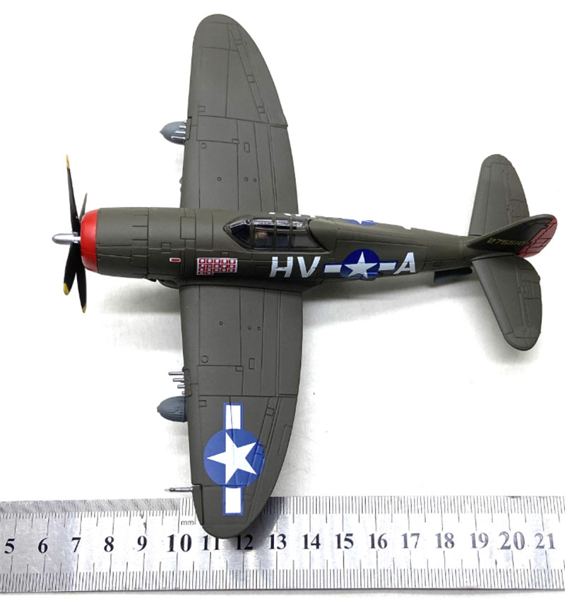 FLOZ US P-47 Thunderbolt fighter jet 1:72 Aircraft Pre-built Model
