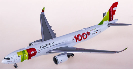 JC Wings TAP Portugal Airbus A330-900neo CS-TUI 100th 1:400 Diecast Model view 1