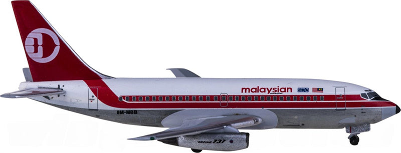 AeroClassics Malaysia Airlines Boeing 737-200 9M-MBB 1:400 Diecast Model view 2