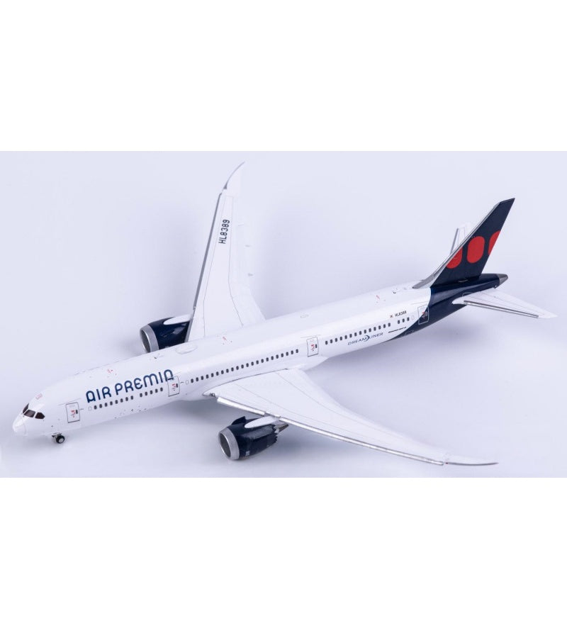 JC Wings 1:400 Air Premia Boeing 787-9 HL8389 Flaps down DIECAST Model