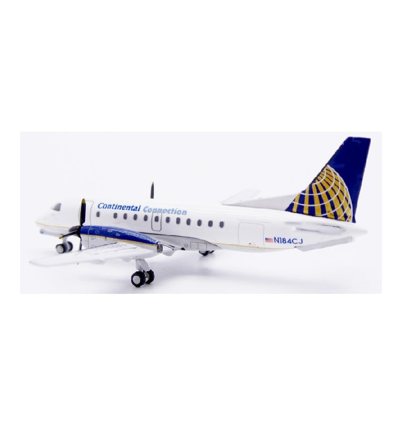JC Wings 1:400 Continental Airlines Saab 340 N184CJ  DIECAST Model