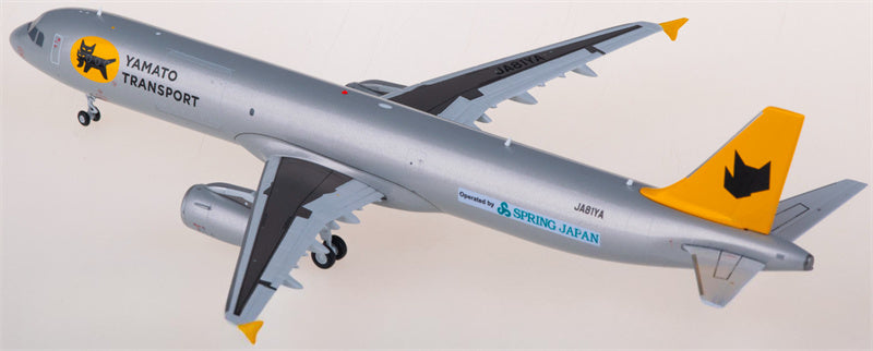 JC Wings Yamato Transport Airbus A321F JA81YA 1:200 Diecast Model view 3