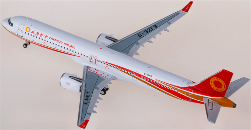 NG Models Chengdu Airlines Airbus A321neo B-32F9 1:400 Diecast Model view 2