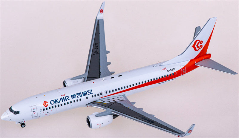 JC Wings OK Air Boeing 737-800 B-5571 1:400 Diecast Model view 1