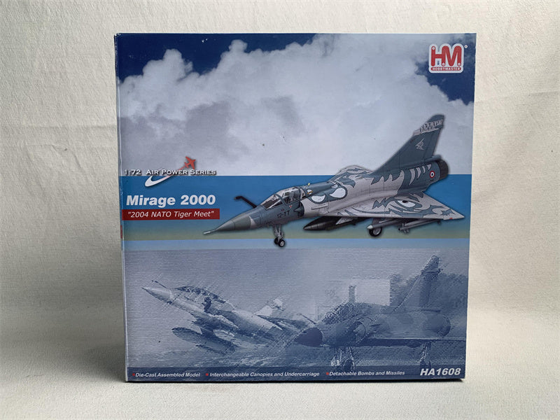 HOBBY MASTER Mirage 2000 French Air Force 12th Squad 2004 NATO Tiger Meet 1/72 Aircraft Pre-built Model