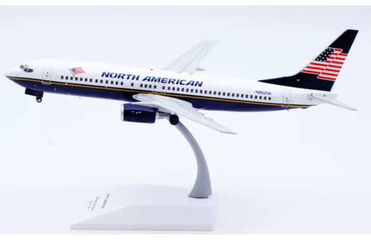 JC Wings 1:200 North American Airlines B737-800 N802NA Standard Edition DIECAST Model