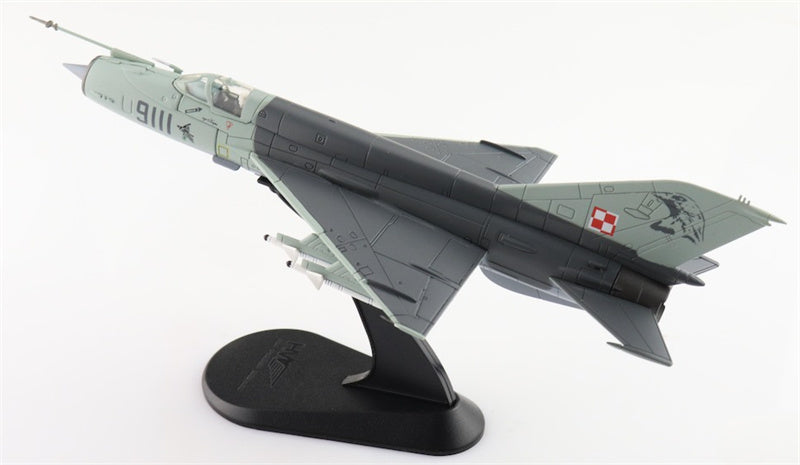 HOBBY MASTER MIG21MF Polish Air Force 9111 3 ELT Poznan-Kresiny Poland 2002 1:72 Aircraft Pre-built Model