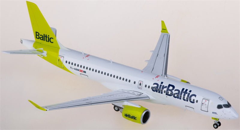 Herpa airBaltic Airbus A220-300 YL-ABM 1:200 Diecast Model view 1