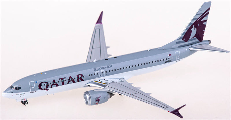 Phoenix Qatar Boeing 737 MAX 8 A7-BSC 1:400 Diecast Model view 1