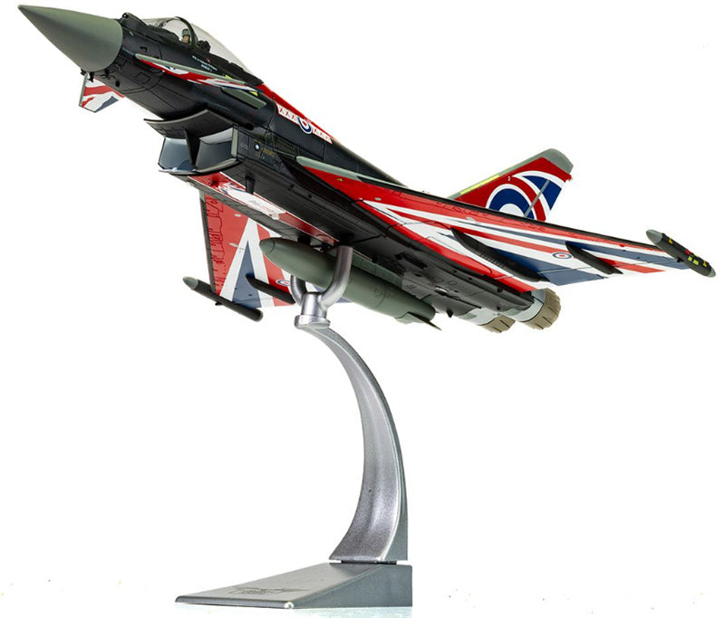 CORGI Eurofighter Typhoon FGR4 Blackjack RAF Coningsby 2022 RAF Typhoon Display 1:48 Aircraft Pre-built Model