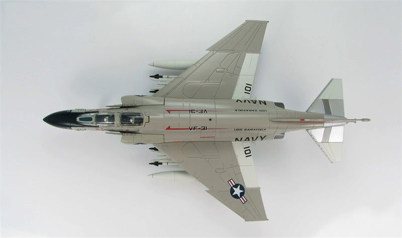 HOBBY MASTER US Navy F-4J VF-31 Tomcatters 1:72 Model 1972  USS Saratoga 157293