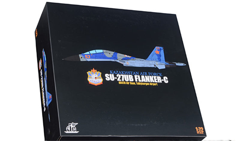JC WINGS Sukhoi Su27UB Flanker-C Kazakhstan Air Force 604th Air Base 2010 1:72 Aircraft Pre-built Model