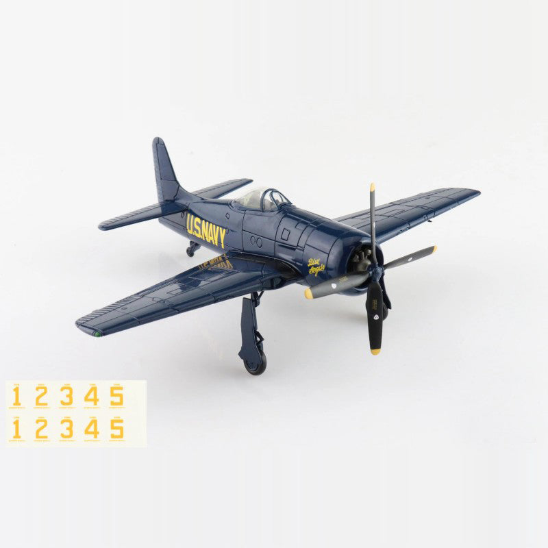 SkyMax US Navy F8F-1B Blue Angels 1:72 Model 1946  with decals for 1 to 5 airplanes