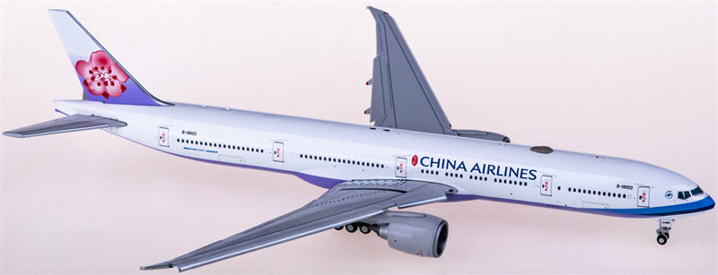 JC Wings China Airlines Boeing 777-300ER B-18003 Flaps Down 1:400 Diecast Model view 1