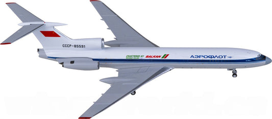NG Models Aeroflot Tupolev Tu-154B-2 CCCP-85591 1:400 Diecast Model view 1