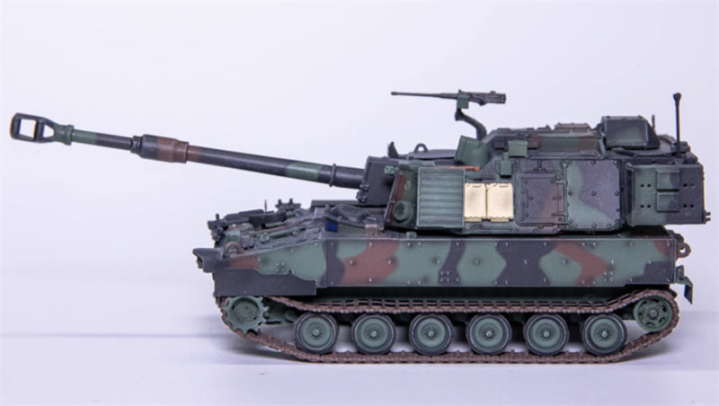 T-MODEL US M109A7 self-propelled howitzer 155mm w/ Ammunition truck NATO Color 1:72 Tank Pre-built Model