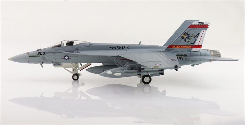 HOBBY MASTER F/A-18E Super Hornet Golden Warriors 168910 VFA-87 2017 Operation Inherent Resolve 1:72 Aircraft Pre-built Model