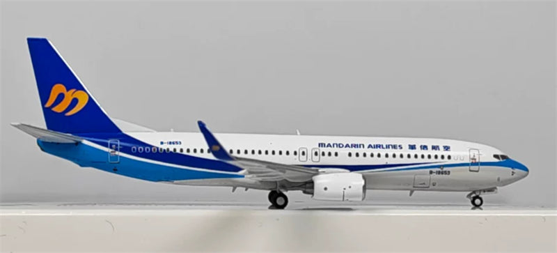 C Model 1:400 Mandarin Airlines B737-800 B-18653 DIECAST Model