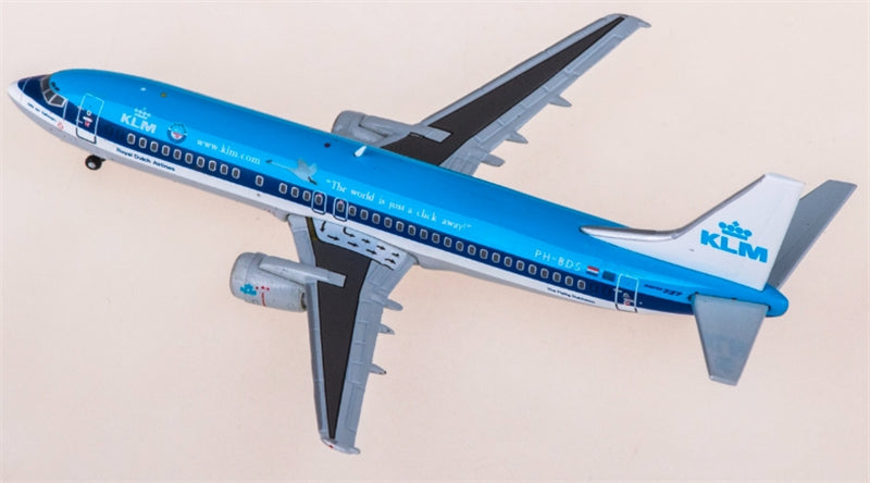 JC Wings KLM Royal Dutch Airlines Boeing 737-400 PH-BDS 1:400 Diecast Model view 3