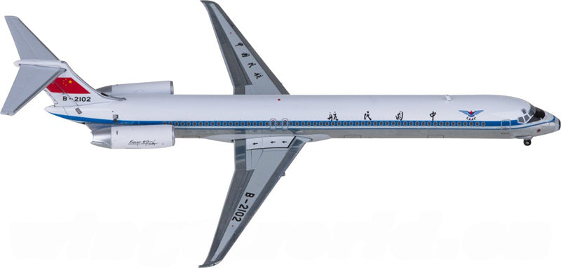 JC Wings 1:400 CAAC McDonnell Douglas MD-82 B-2102 Diecast Model view 2