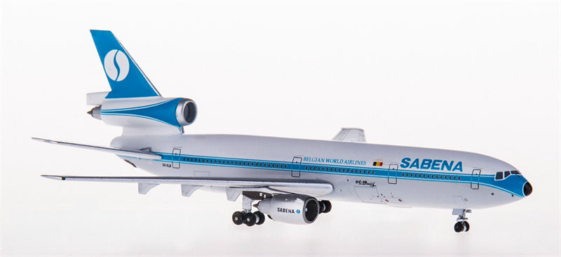 AeroClassics Sabena for McDonnell Douglas DC-10-30 OO-SLB 1:500 Aircraft Pre-built  Airliner Model Display