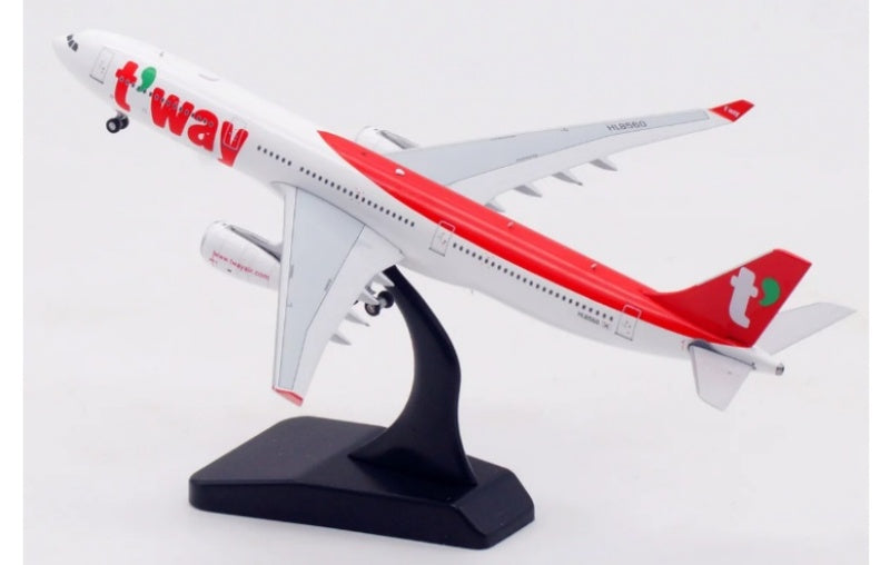 Aviation 1:400 T'way Air A330-300 HL8560  DIECAST Model