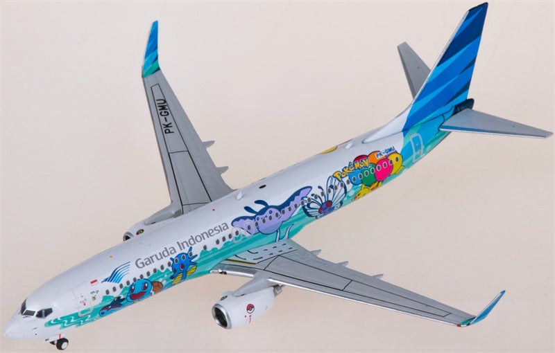Phoenix Garuda Indonesia Boeing 737-800 PK-GMU 1:400 Aircraft Pre-built  Airliner Model Display