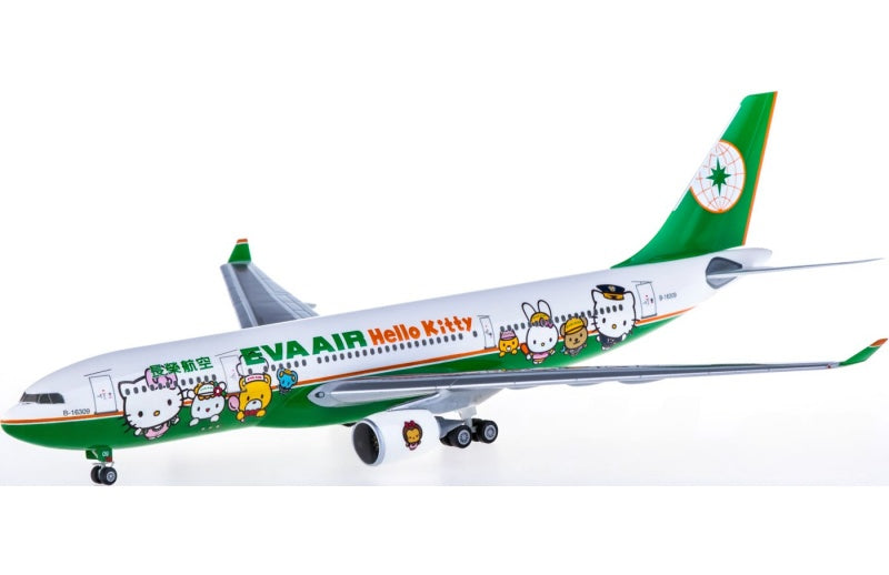 Hogan EVA Air Airbus A330-200 B-16309 1:200 Aircraft PLUG-IN  Airliner Model Display