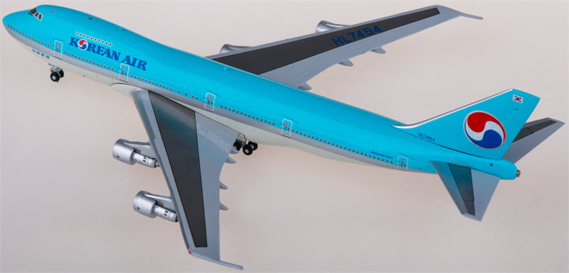 JC Wings Korean Air Boeing 747-200B HL7454 w/ Sticker 1:400 Diecast Model view 3