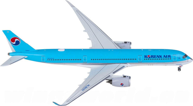 NGmodels Korean Air for Airbus A350-900 HL8597 1:400 Airplane Pre-built  Airliner Model Display