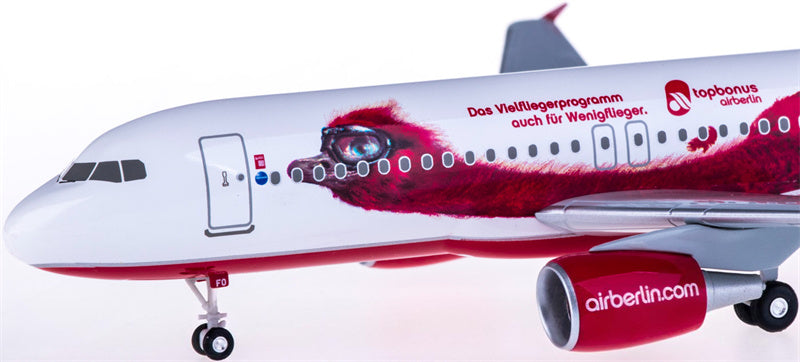 Hogan Air Berlin for Airbus A320 D-ABFO 1:200 Aircraft Pre-built  Airliner Model Display