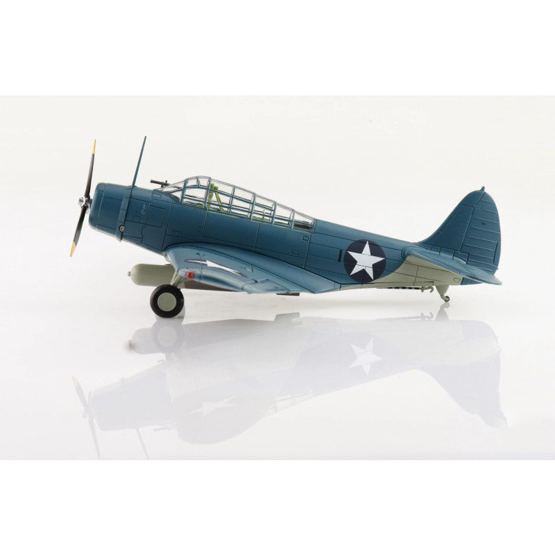 SkyMax USN TBD-1 Devastator Lt Cdr EE Lindsey VT-6 1:72 Model 1942 USS Enterprise Battle of Midway black 1