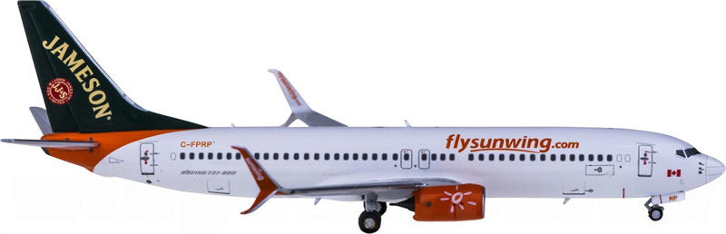 NG Models Sunwing Airlines Boeing 737-800 C-FPRP 1:400 Diecast Model view 4